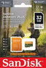 Retail Pack SanDisk Outdoors Plus 32GB MicroSD Memory Card Ultra