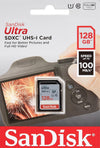 Sandisk Ultra SD Memory Card 100mb/s  Retail Pack Front