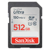 SanDisk Ultra 512GB SDXC Memory Card SDSDUNC-512G-GN6IN