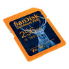 SanDisk Outdoors FHD 256GB SD Memory Card SDXC 160Mb/s SDSDUWL-256G-GN6VN angled