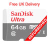 Refurbished SanDisk Ultra Lite 64GB MicroSD Memory Card