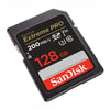 New Model SanDisk Extreme Pro 128GB SD Memory Card SDXC 200Mb/s SDSDXXD-128G-GN4IN angle 1