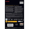 SanDisk Extreme Pro 128GB SD Memory Card SDXC 170Mb/s SDSDXXY-128G-GN4IN back of retail pack