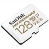 SanDisk Max Endurance 128GB MicroSD Memory Card SDSQQVR-128G-GN6IA angle
