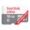 Refurbished SanDisk Ultra 16GB MicroSD Memory Card 98MB/s SDSQUNC-016G-GN3MN