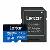 Lexar High Performance 633x 256GB MicroSD Memory Card with adapter