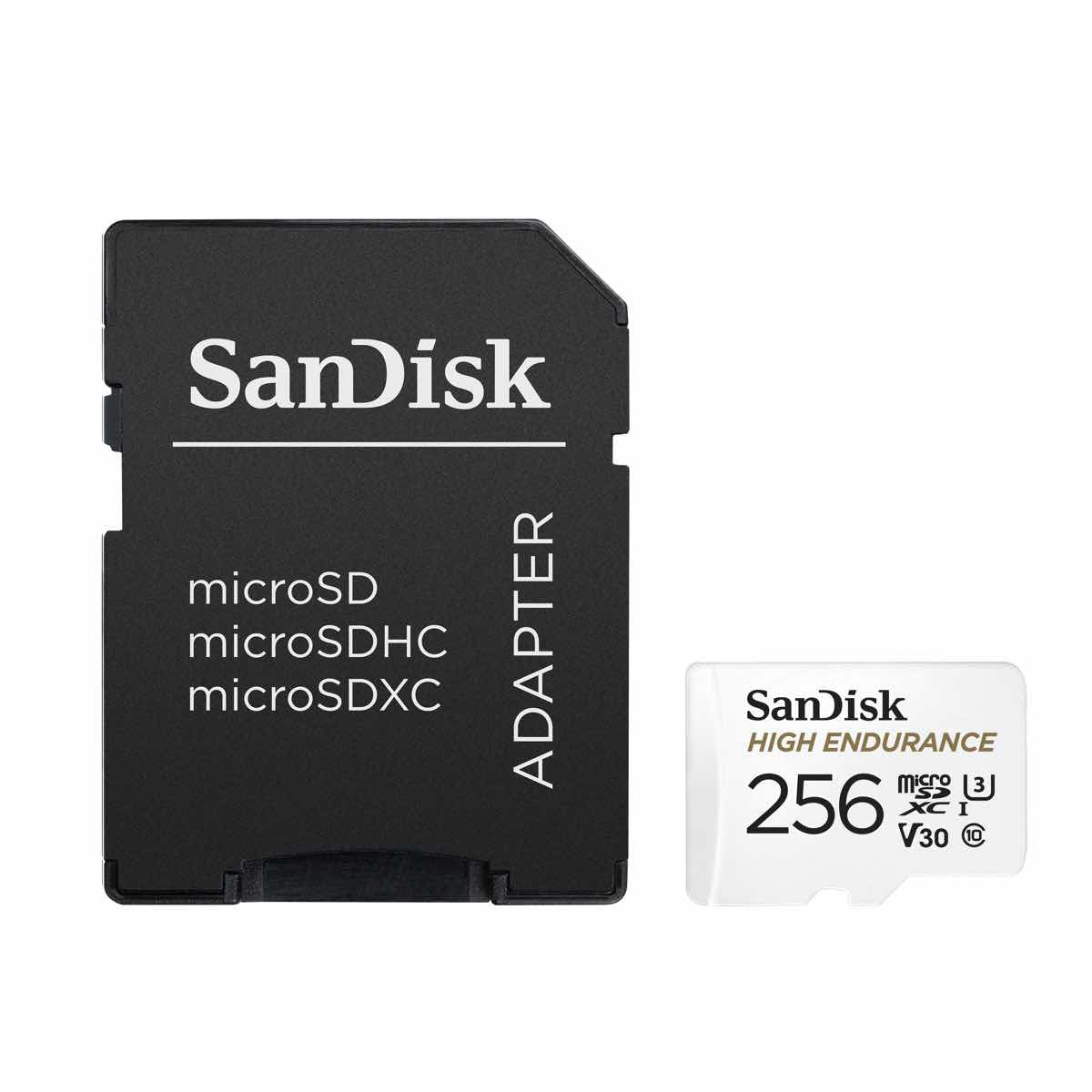 SanDisk High Endurance 256GB MicroSD Memory Card