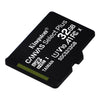 Kingston Canvas Select Plus 32GB MicroSD Memory Card SDCS2/32GB angled