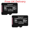 Kingston Canvas Select Plus 32GB x2 MicroSD Memory Card Twin Pack SDCS2/32GB-2P1A free delivery