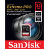 New Model SanDisk Extreme Pro 128GB SD Memory Card SDHC 100Mb/s SDSDXXO-032G-GN4IN retail
