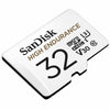 SanDisk High Endurance 32GB MicroSD Memory Card SDSQQNR-032G-GN6IA angled