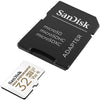 SanDisk Max Endurance 32GB MicroSD Memory Card SDSQQVR-032G-GN6IA with adapter angled