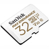 SanDisk Max Endurance 32GB MicroSD Memory Card SDSQQVR-032G-GN6IAangled
