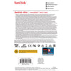 SanDisk Ultra 512GB MicroSD 120Mb/s Memory Card Back of the Retail Pack SDSQUA4-512G-GN6MN