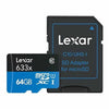 Lexar High Performance 633x 64GB MicroSD Memory Card with adapter