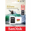 SanDisk Extreme 64GB MicroSD Memory Card 160MB/s for Action Camera and Drone SDSQXA2-064G-GN6AA retail packaging