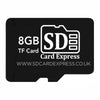 8GB SD Card Express Promo microSD TF Memory Card