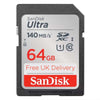 Free Delivery SanDisk Ultra 64GB SDXC 100mb/s SD Memory Card SDSDUNB-064G-GN6IN