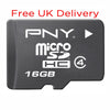PNY 16GB MicroSD Memory Card For Smartphones with Reader