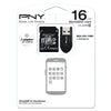PNY 16GB MicroSD Memory Card For Smartphones with Reader