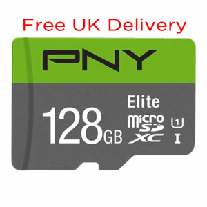 Free Delivery PNY Elite 128GB MicroSD Memory Card