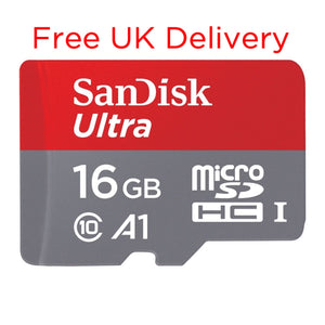 Free Delivery SanDisk Ultra 16GB MicroSD Memory Card SDSQUNC-016G-GN6MA
