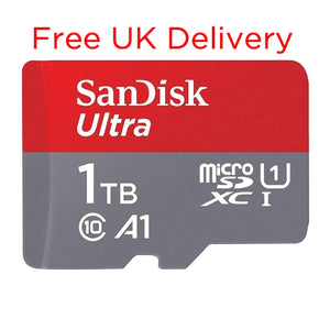 Free Delivery SanDisk Ultra 1TB MicroSD 150Mb/s Memory Card SDSQUAC-1T00-GN6MA