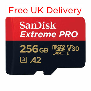 Free Delivery 256GB SanDisk Extreme PRO microSD Memory Card SDSQXCZ-256G-GN6MA
