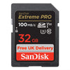 New Model SanDisk Extreme Pro 128GB SD Memory Card SDHC 100Mb/s SDSDXXO-032G-GN4IN free delivery