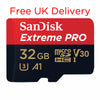 Free Delivery 32GB SanDisk Extreme PRO microSD Memory Card SDSQXCG-032G-GN6MA  Edit alt text