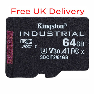 Free Delivery 64GB Kingston Industrial Grade microSD Memory Card
