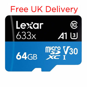 Free Delivery Lexar High Performance 633x 64GB MicroSD Memory Card
