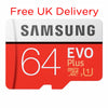 Free Delivery Samsung Evo Plus 64GB MicroSD Memory Card