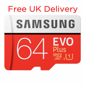 Free Delivery Samsung Evo Plus 64GB MicroSD Memory Card