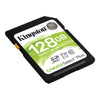 Kingston Canvas Select Plus 128GB SD Memory Card SDS2/128GB angled