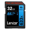 Lexar High Performance 633x 32GB MicroSD Memory Card LSD32GCB633 free delivery