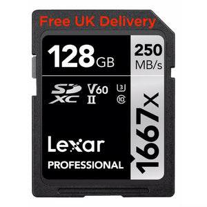 Lexar Professional 1667x 128GB UHS-II SD Memory Card LSD128GCB1667 free delivery