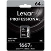 Lexar Professional 1667x 64GB UHS-II SD Memory Card LSD64GCB1667 retail pack