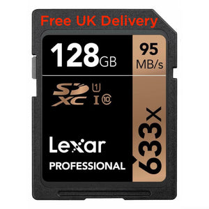 Lexar Professional 633x 128GB MicroSD Memory Card LSD128CB633 free delivery