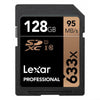 Lexar Professional 633x 128GB MicroSD Memory Card LSD128CB633