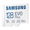 MB-MC128KA/EU Samsung Evo Plus 128GB MicroSD Memory Card Angled