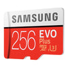 Samsung Evo Plus 256GB MicroSD Memory Card MB-MC256H angled