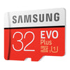 Samsung Evo Plus 32GB MicroSD Memory Card angled