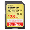 SanDisk Extreme 128GB SDXC Memory Card SDSDXV5-128G-GNCIN free delivery