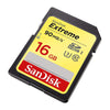 SanDisk Extreme 16GB SDHC Memory Card SDSDXNE-016G-GNCIN angled right