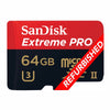 Refurbished SanDisk Extreme Pro 64GB UHS-II MicroSD Memory Card