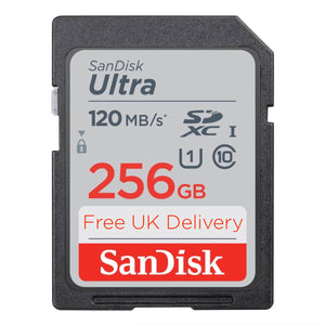 SanDisk Ultra 256GB SDXC 120mb/s SD Memory Card SDSDUN4-256G-GN6IN free delivery