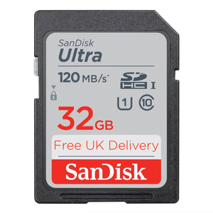 SanDisk Ultra 32GB SDHC 120mb/s SD Memory Card SDSDUN4-032G-GN6IN free delivery