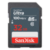 SanDisk Ultra 32GB SD Memory Card SDHC 100Mb/s