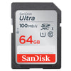 SanDisk Ultra 64GB SDXC 100mb/s SD Memory Card SDSDUNR-064G-GN6IN